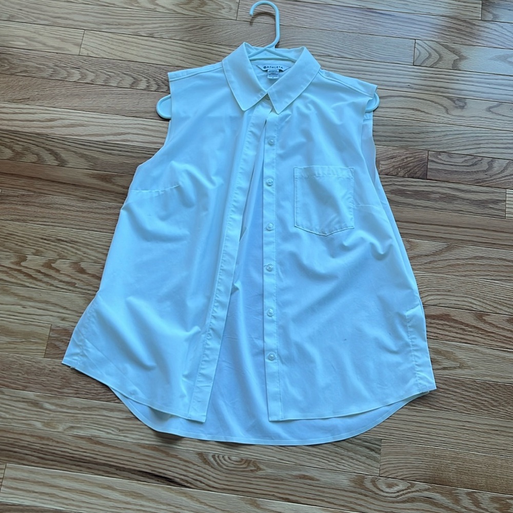 Athleta Button Down Tank Top - image 2